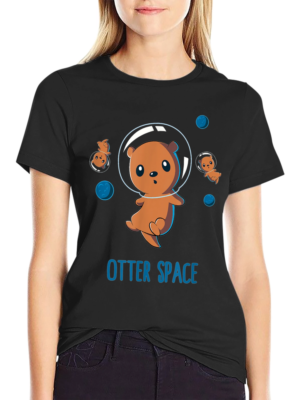 Otter Space Graphic T-Shirt