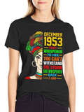 December 1953 Woman T-Shirt - Birthday Gift