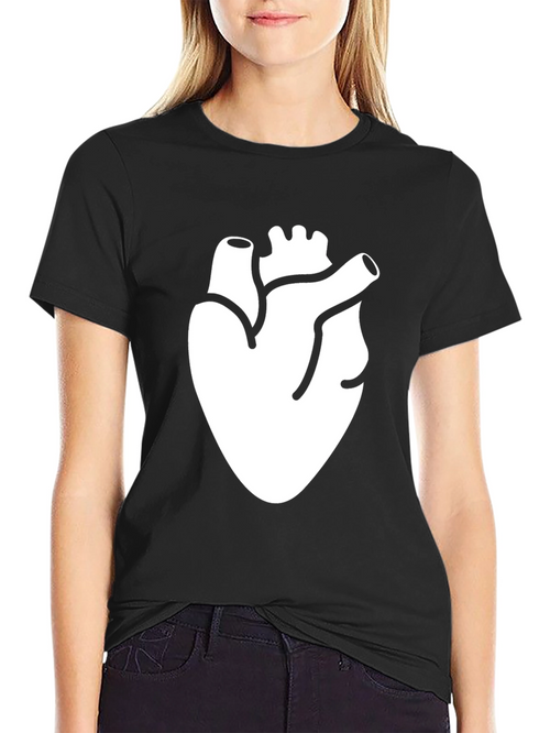 Anatomical Heart T-Shirt - Black