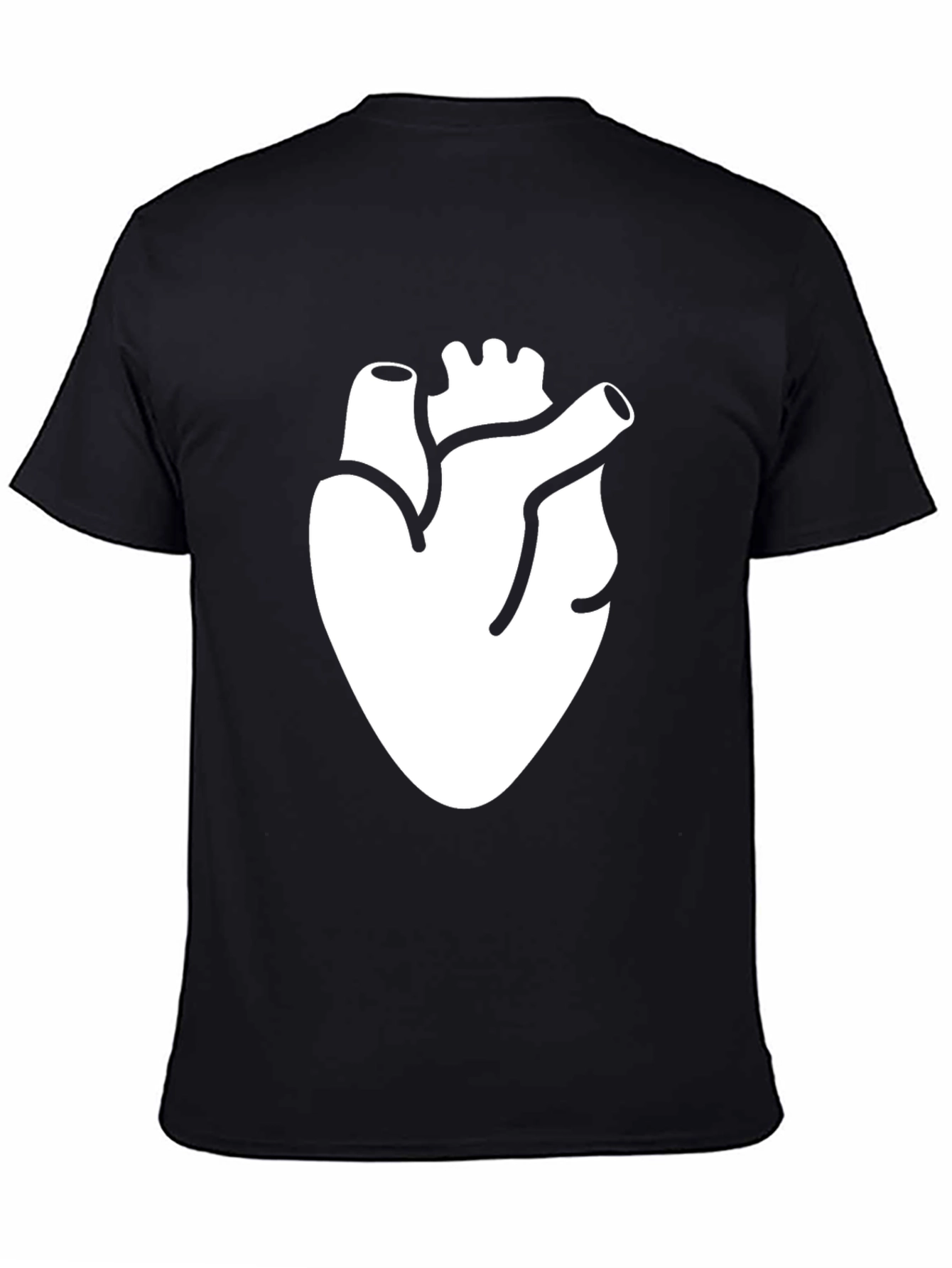 Anatomical Heart T-Shirt - Black