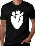 Anatomical Heart T-Shirt - Black