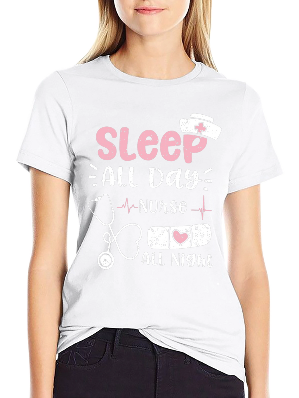 Nurse Sleep All Day All Night T-Shirt