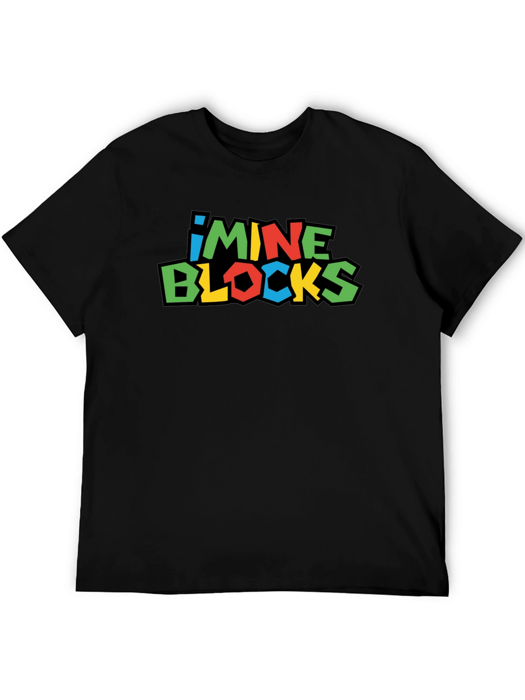 I Mine Blocks Black T-Shirt