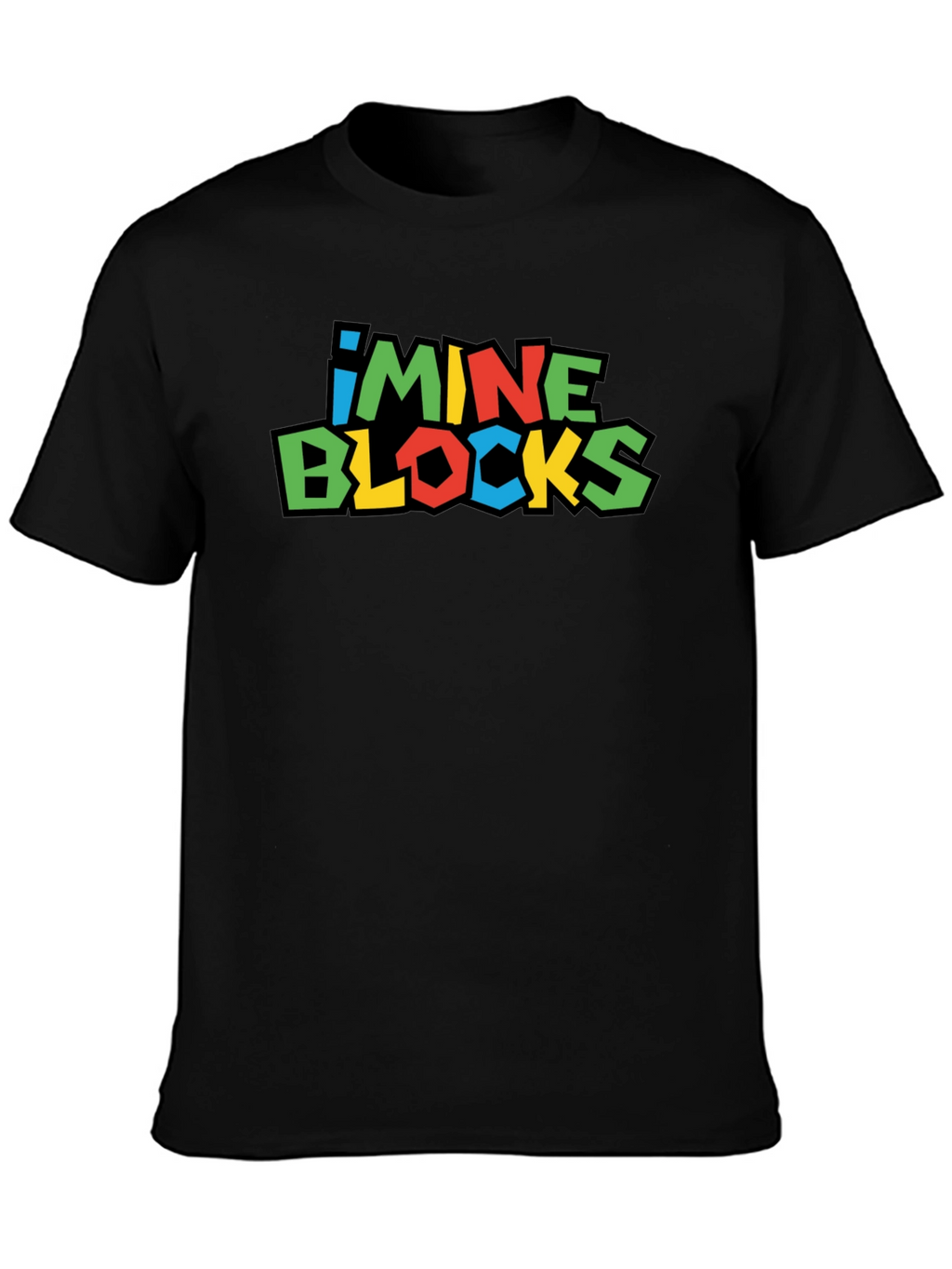 I Mine Blocks Black T-Shirt