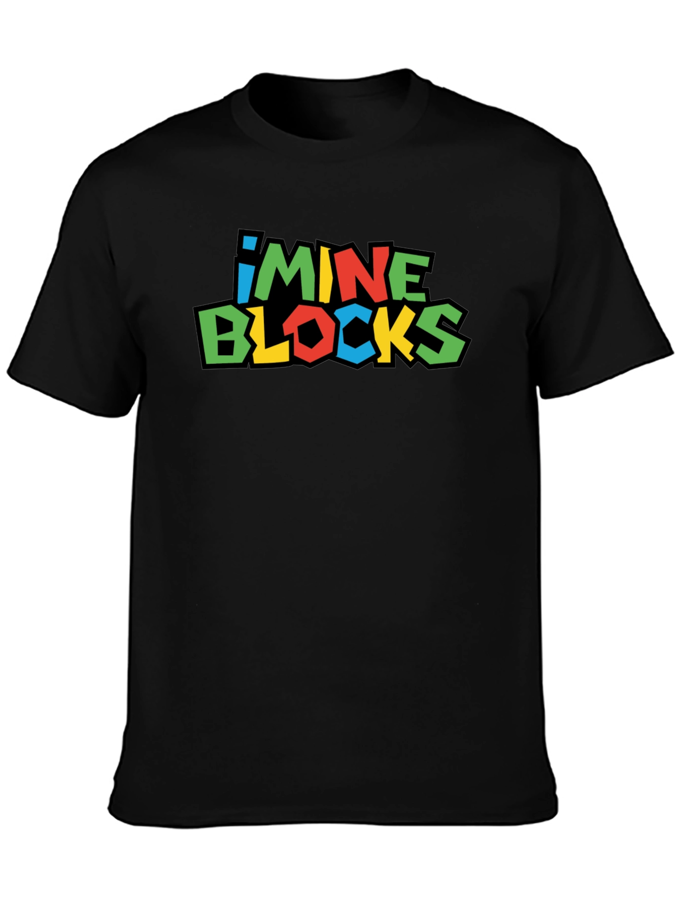 I Mine Blocks Black T-Shirt