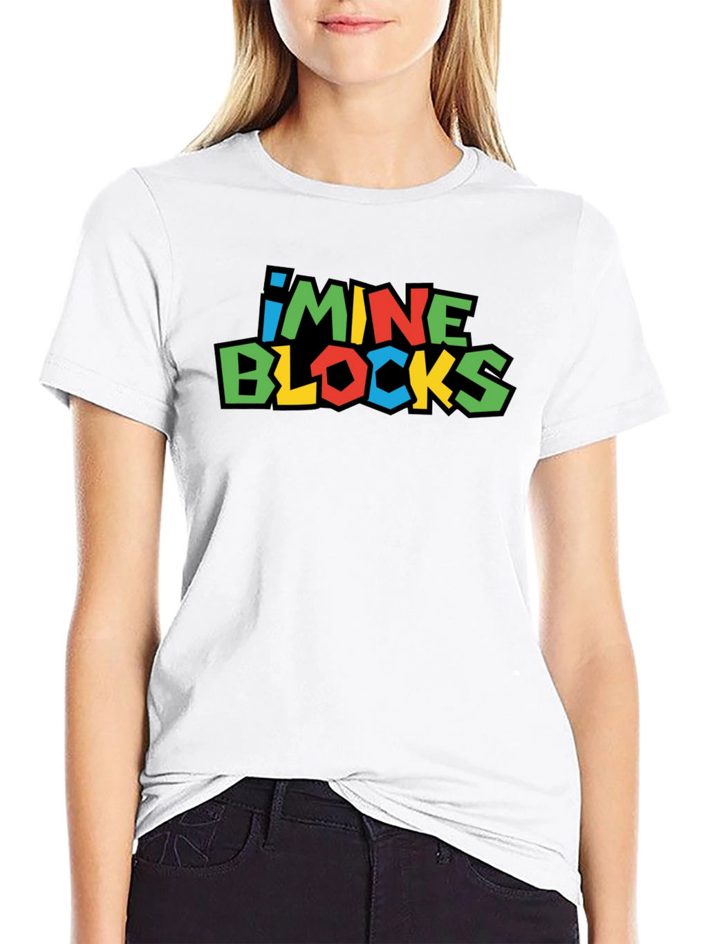 I Mine Blocks Black T-Shirt