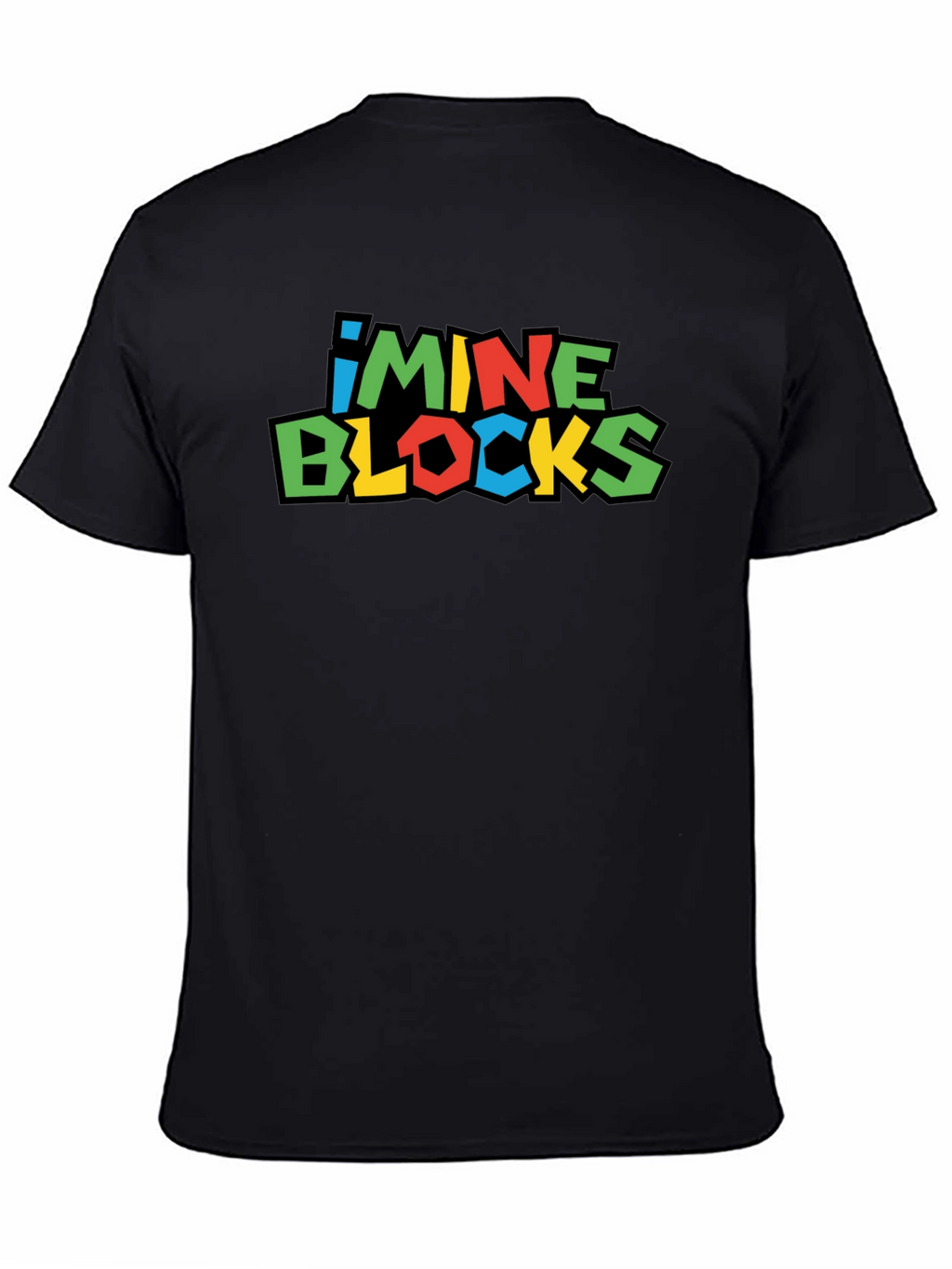 I Mine Blocks Black T-Shirt