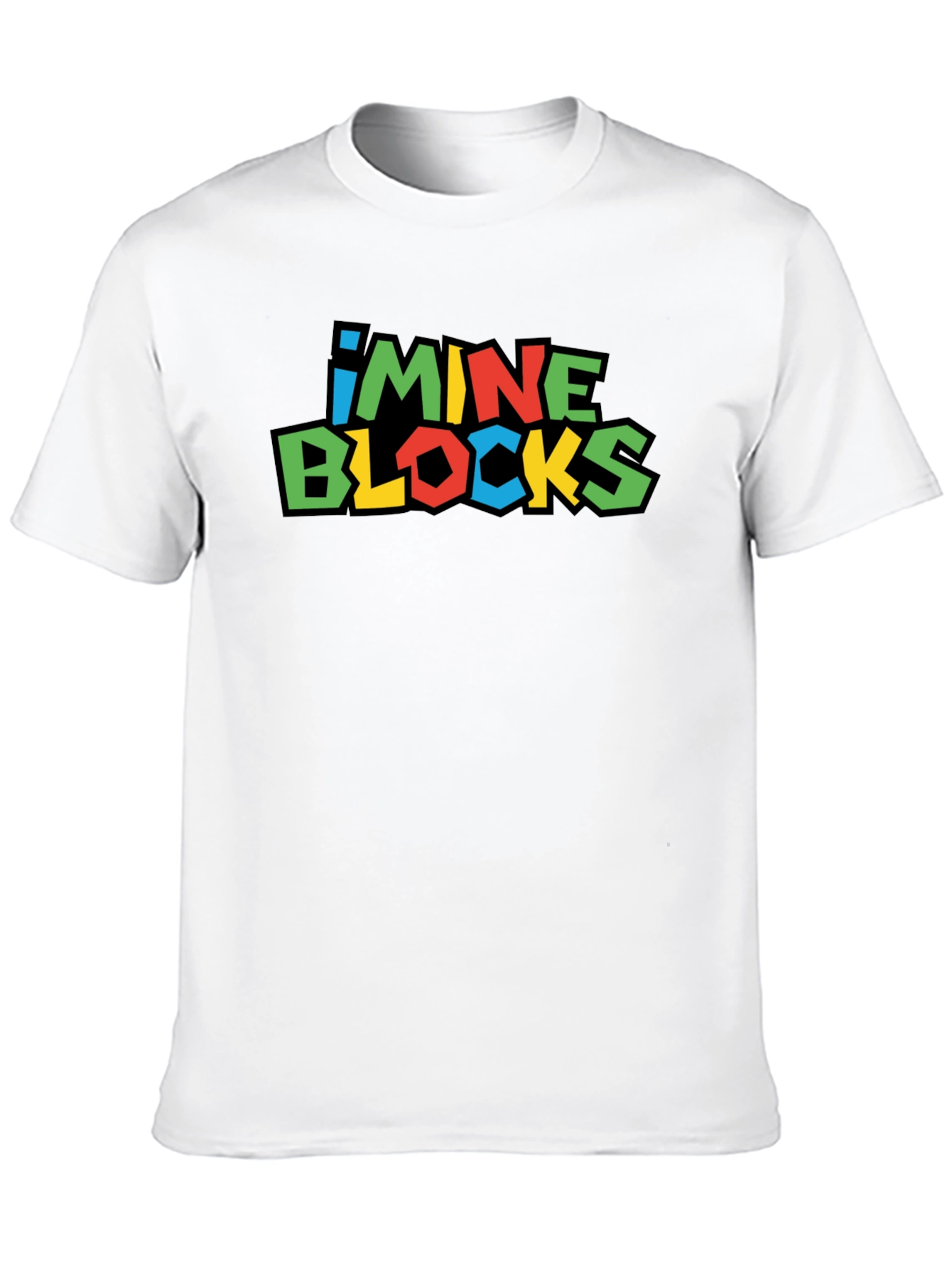 I Mine Blocks Black T-Shirt