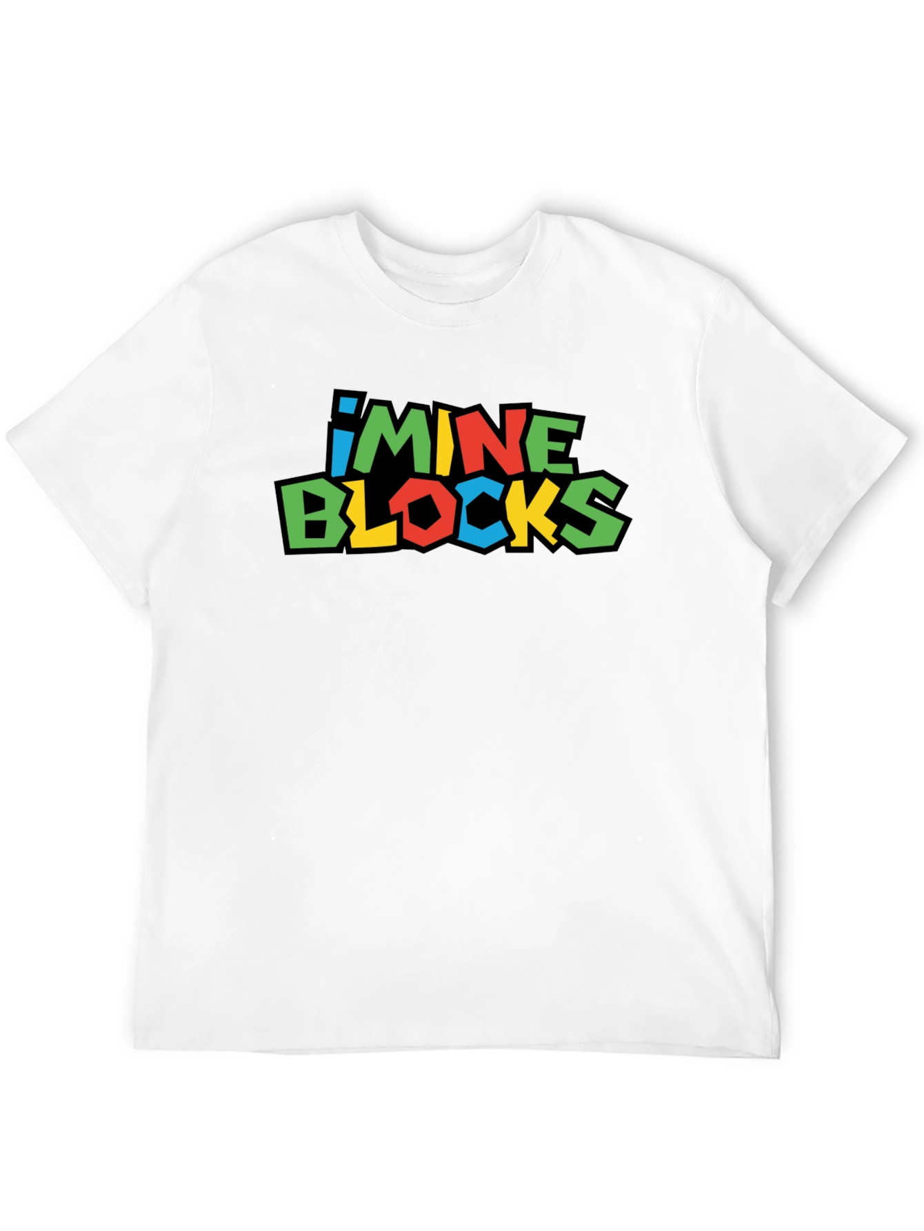 I Mine Blocks Black T-Shirt