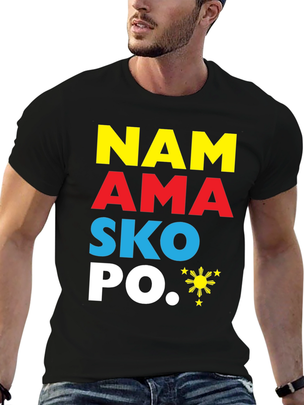 Philippines Pride T-Shirt NAM AMA SKO PO