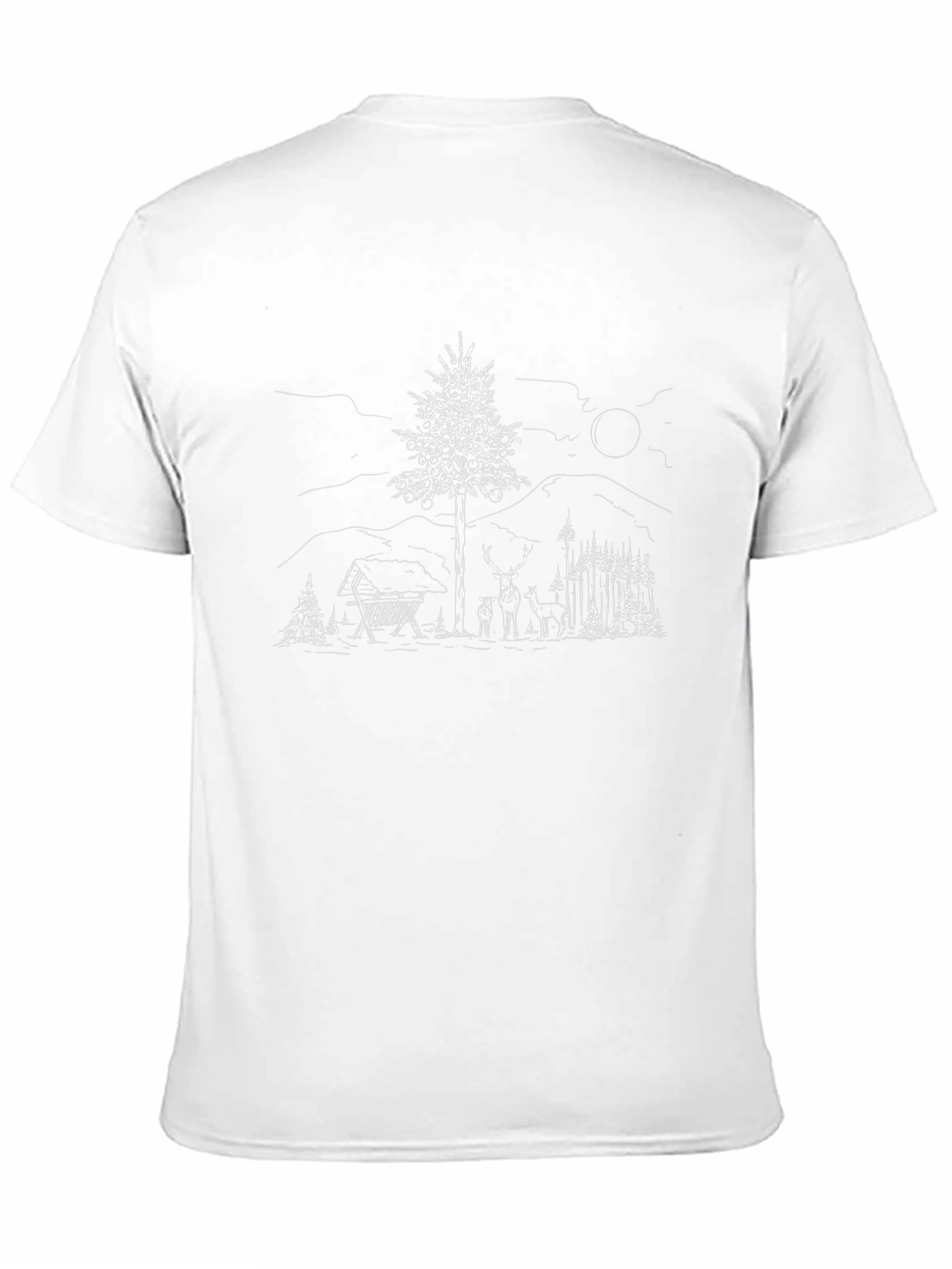 Christmas Deer Forest T-Shirt
