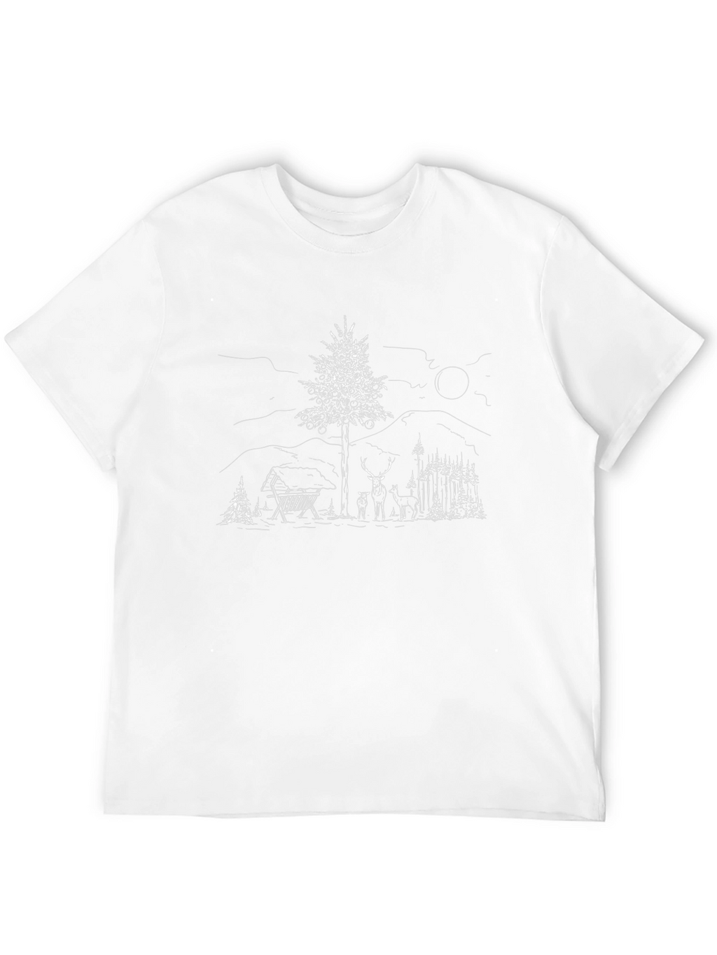 Christmas Deer Forest T-Shirt