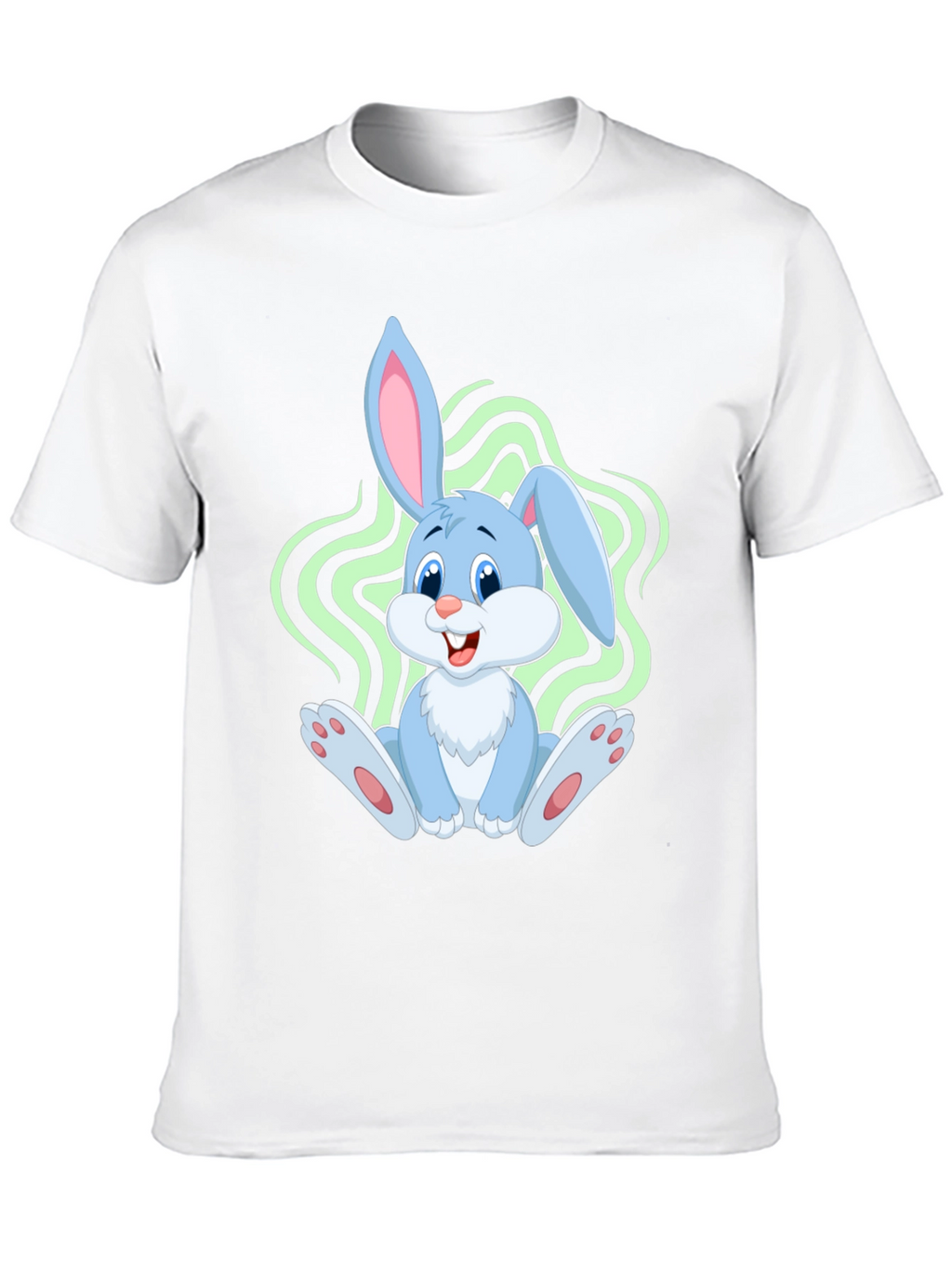 Cute Bunny Graphic Tee - Soft Cotton Comfort