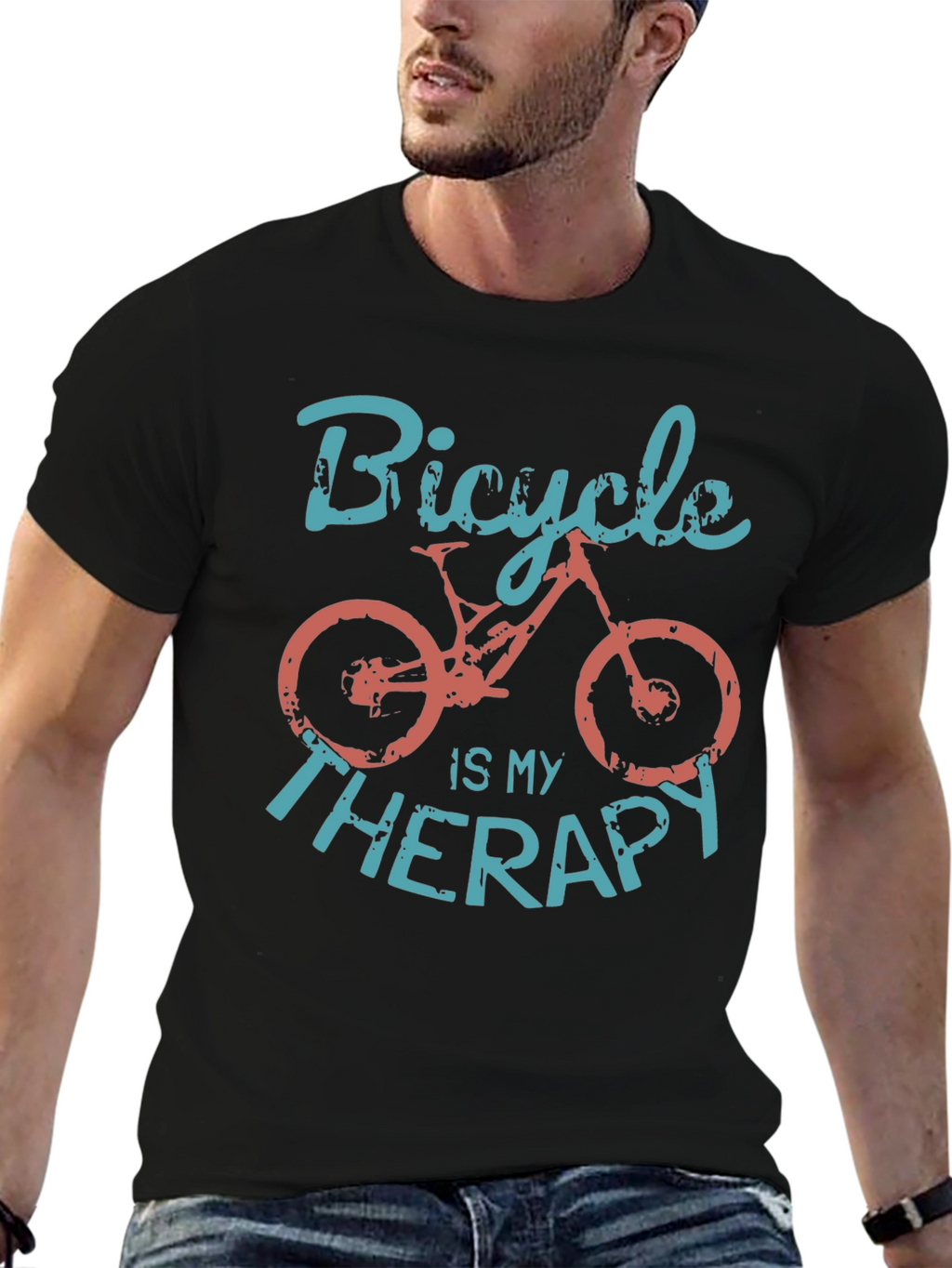 Bicycle is my Therapy Graphic T-Shirt