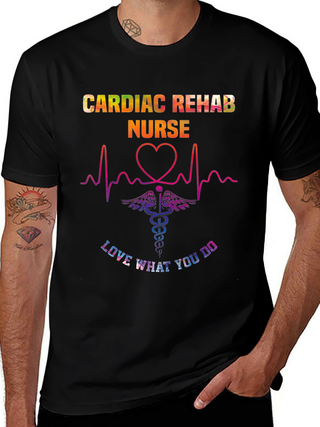 Cardiac Rehab Nurse Graphic T-Shirt