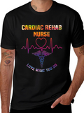Cardiac Rehab Nurse Graphic T-Shirt