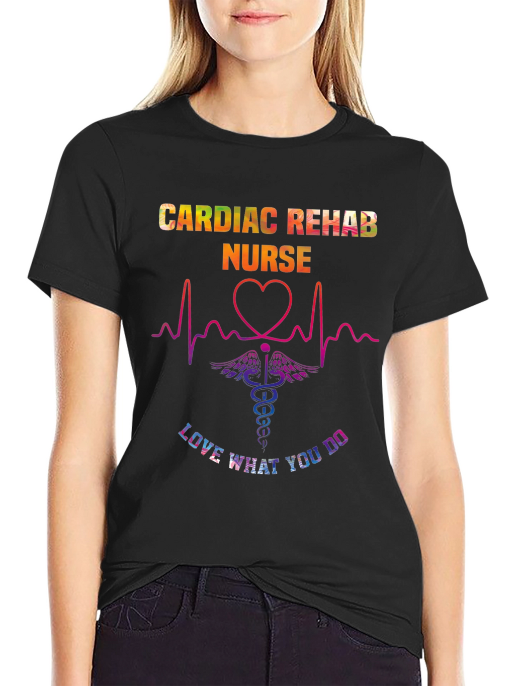 Cardiac Rehab Nurse Graphic T-Shirt