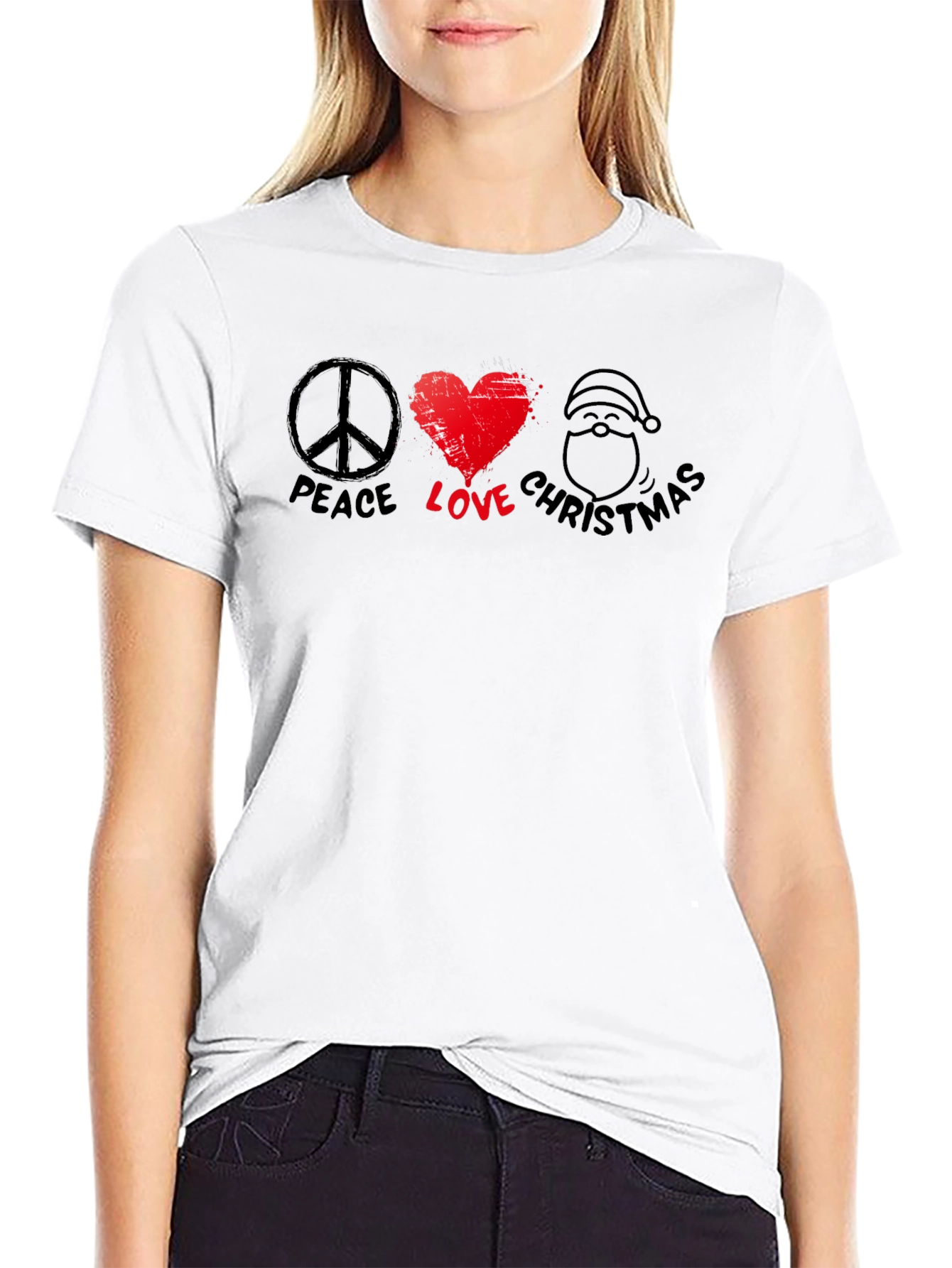 Peace Love Christmas T-Shirt
