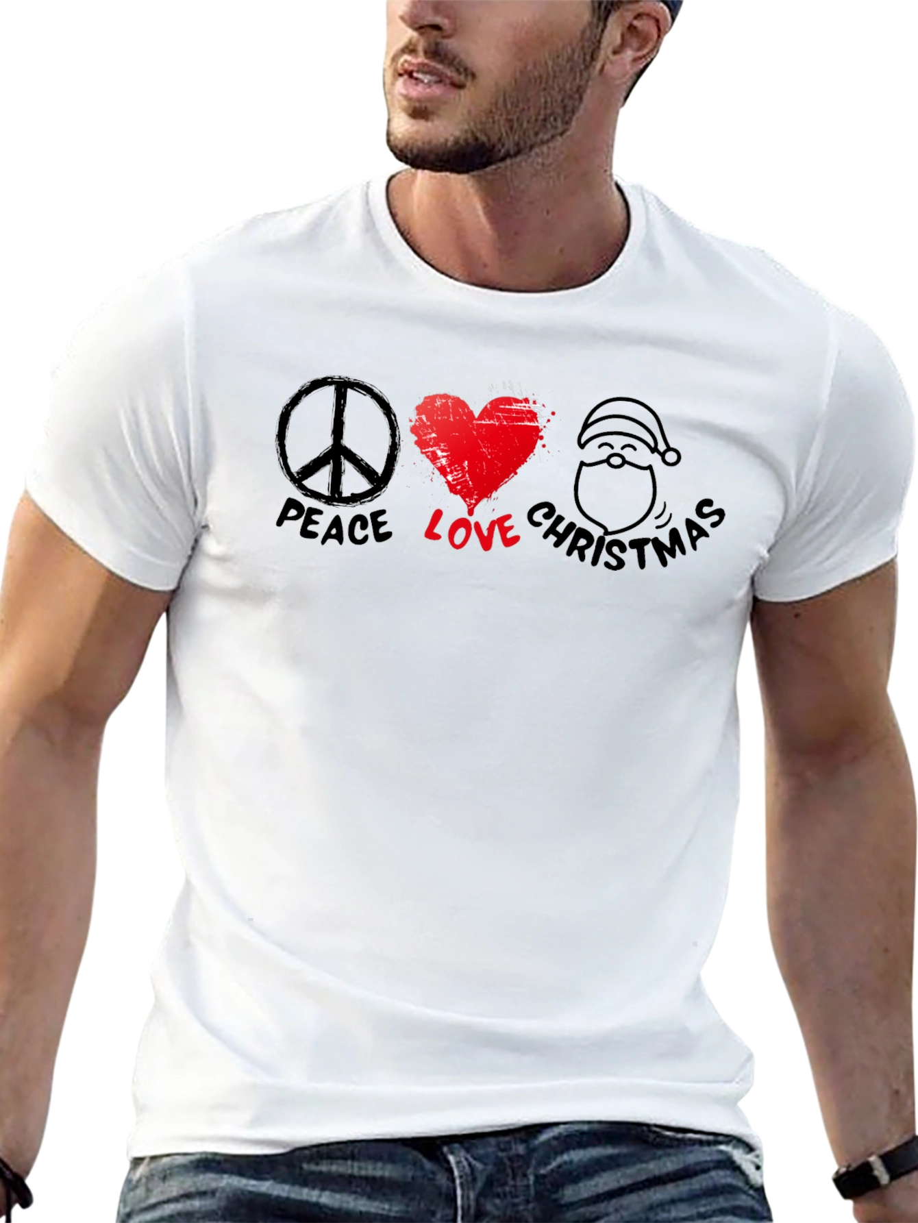 Peace Love Christmas T-Shirt
