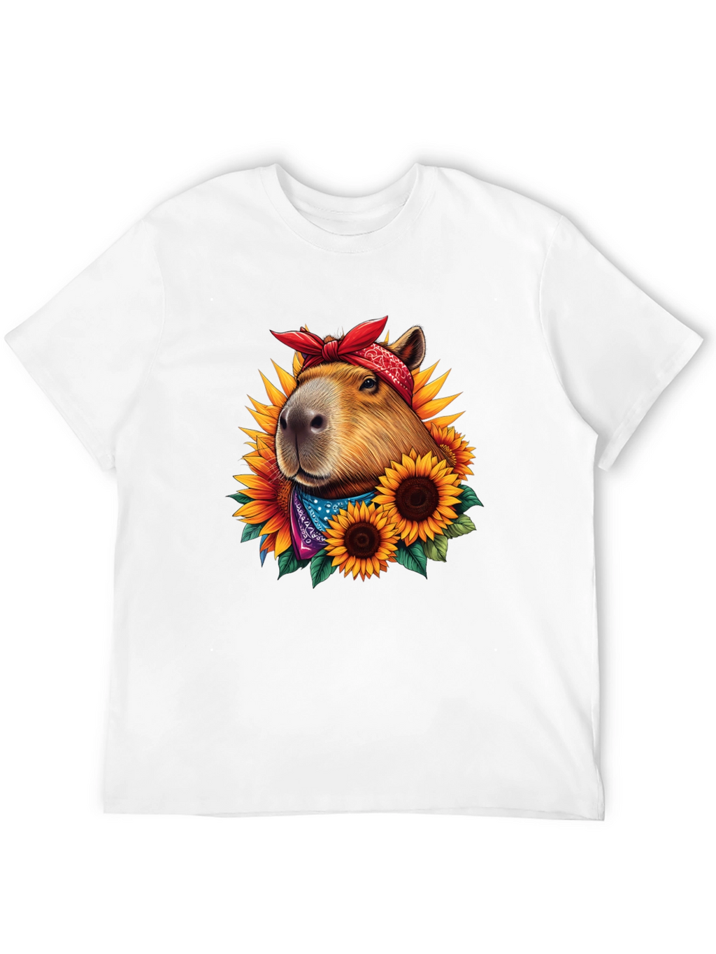 Capybara Sunflower T-Shirt