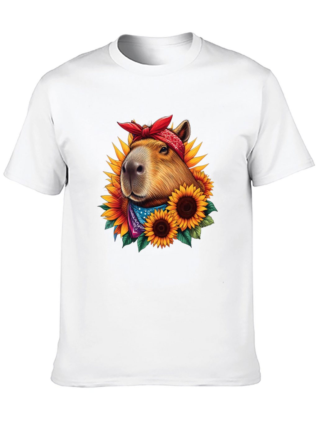 Capybara Sunflower T-Shirt