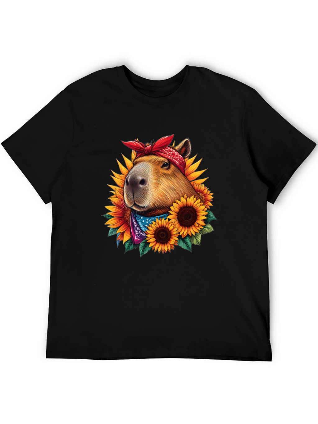 Capybara Sunflower T-Shirt
