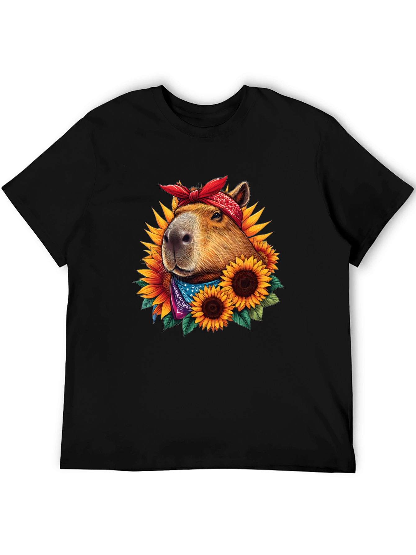Capybara Sunflower T-Shirt