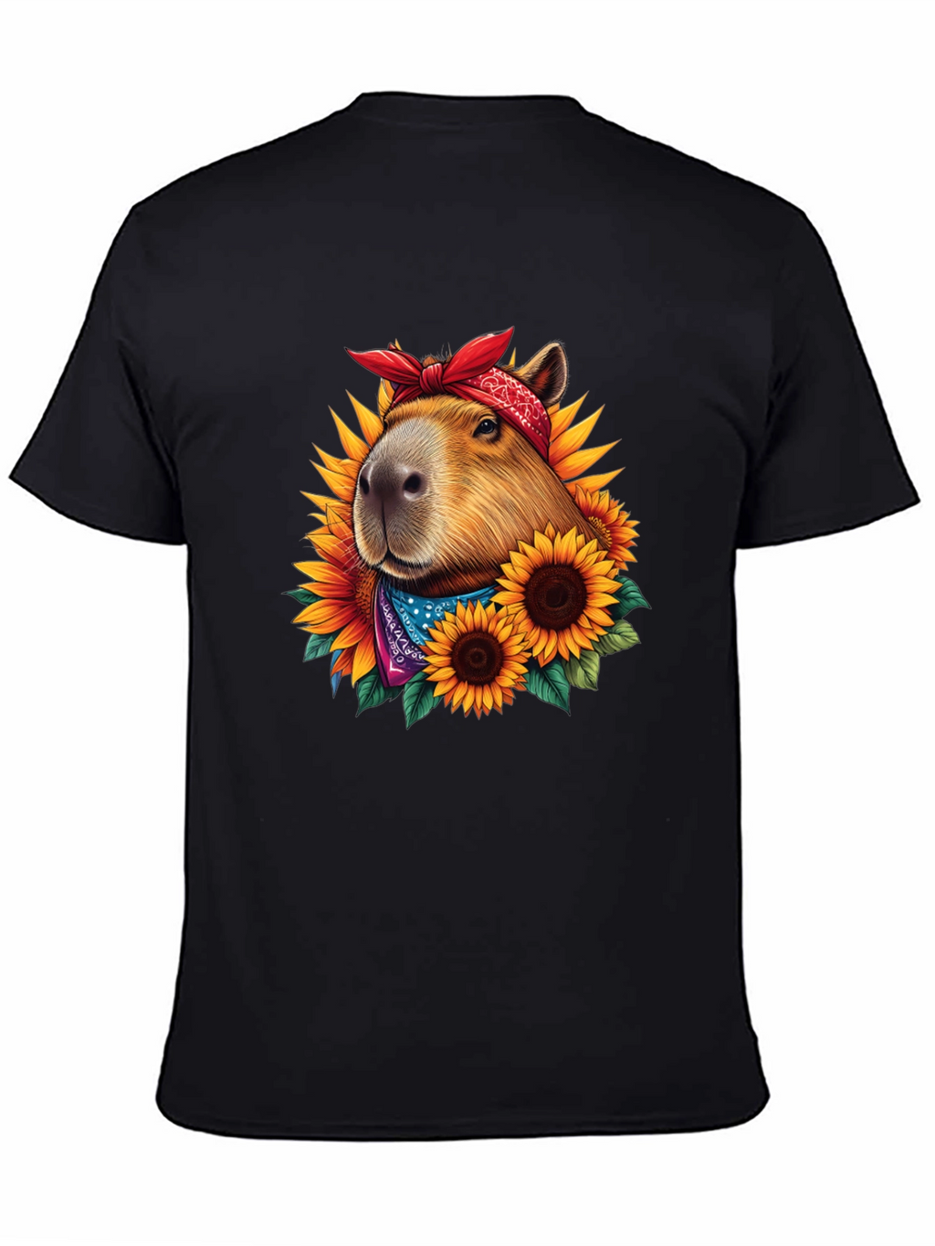 Capybara Sunflower T-Shirt