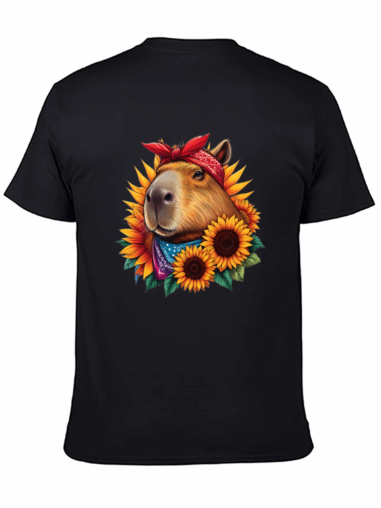 Capybara Sunflower T-Shirt