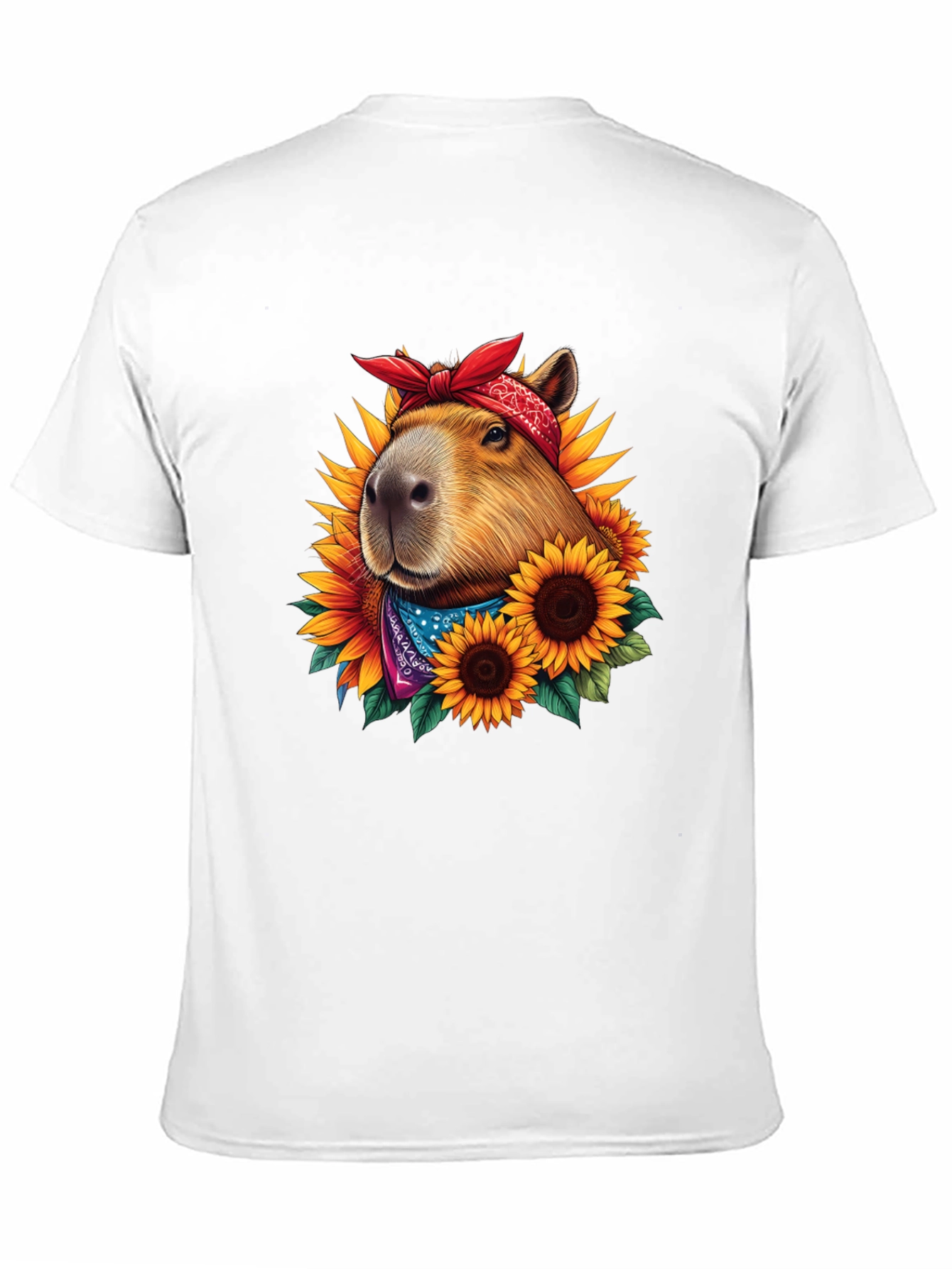 Capybara Sunflower T-Shirt