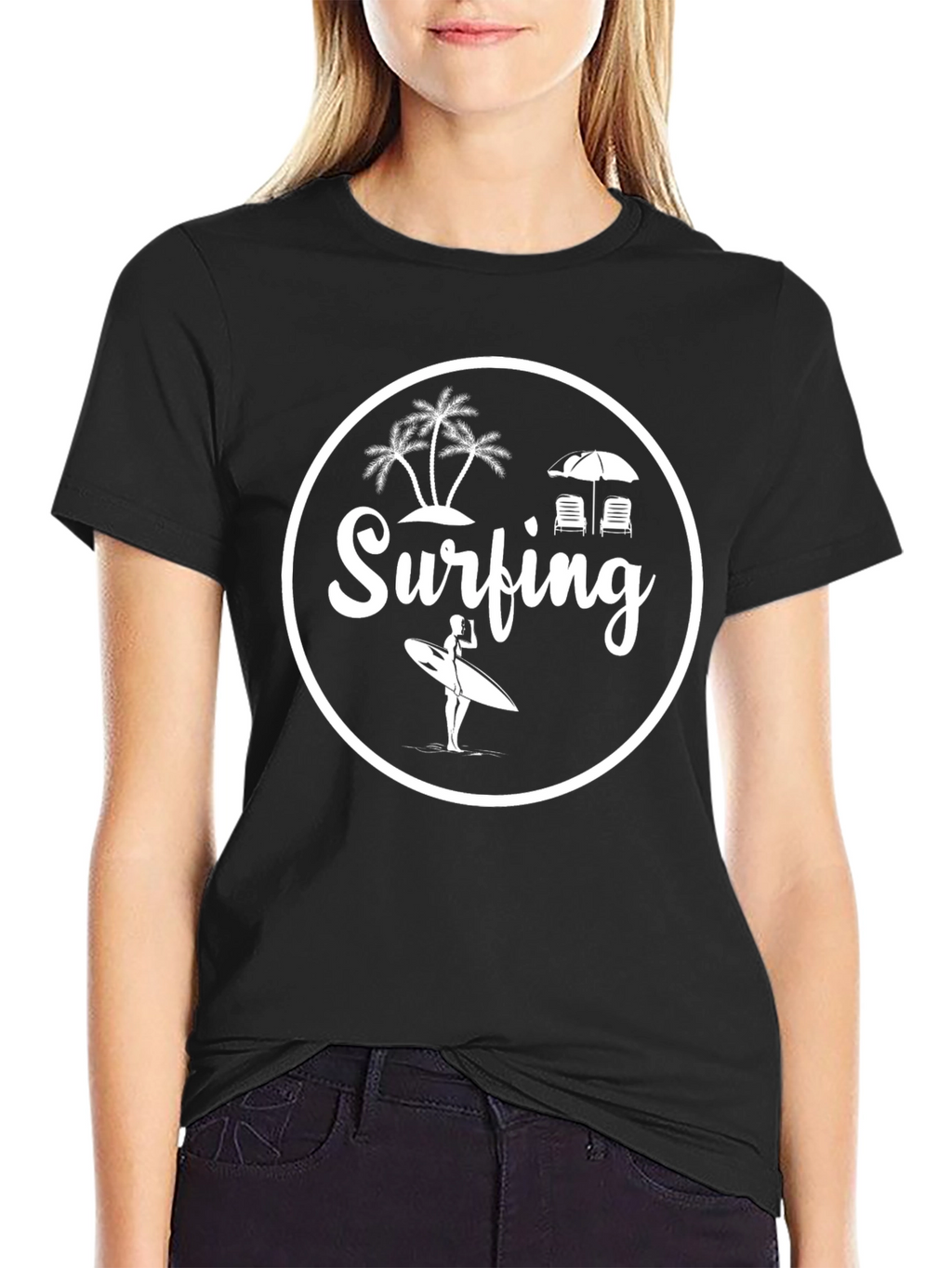 Surfing Graphic Tee - Beach Lifestyle T-Shirt