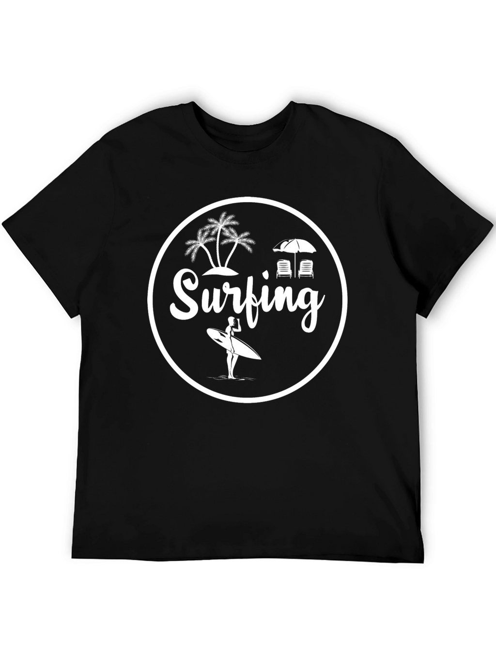Surfing Graphic Tee - Beach Lifestyle T-Shirt