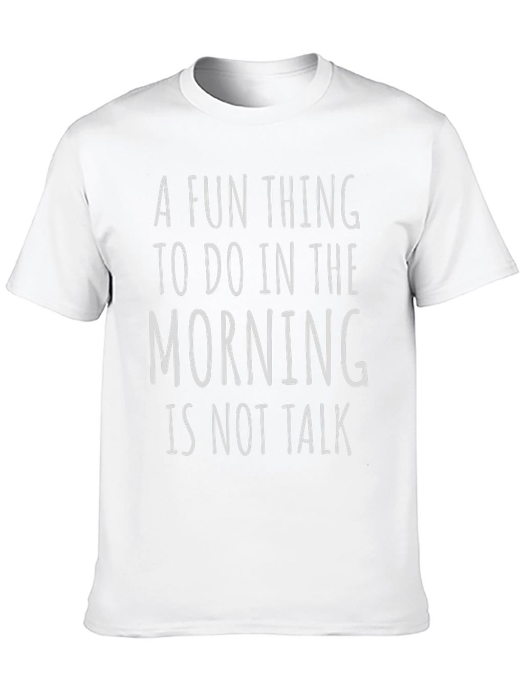 Funny Morning Anti-Social T-Shirt