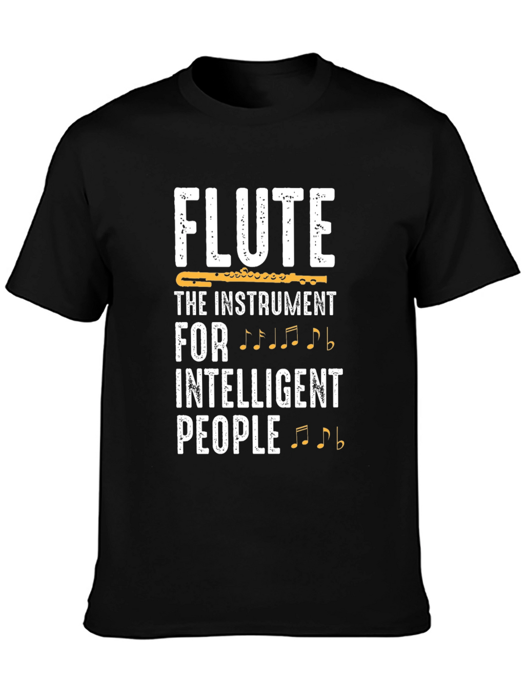 Flute Instrument T-Shirt - Intelligent People Tee