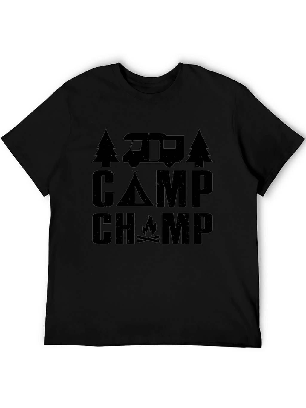 Camp Champ Graphic Tee - Camping Adventure Shirt