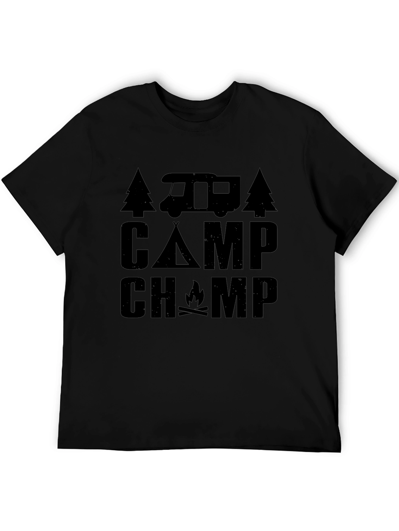 Camp Champ Graphic Tee - Camping Adventure Shirt