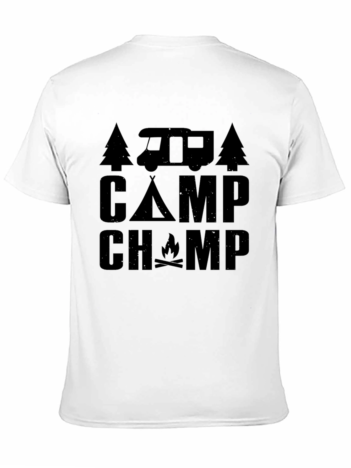 Camp Champ Graphic Tee - Camping Adventure Shirt