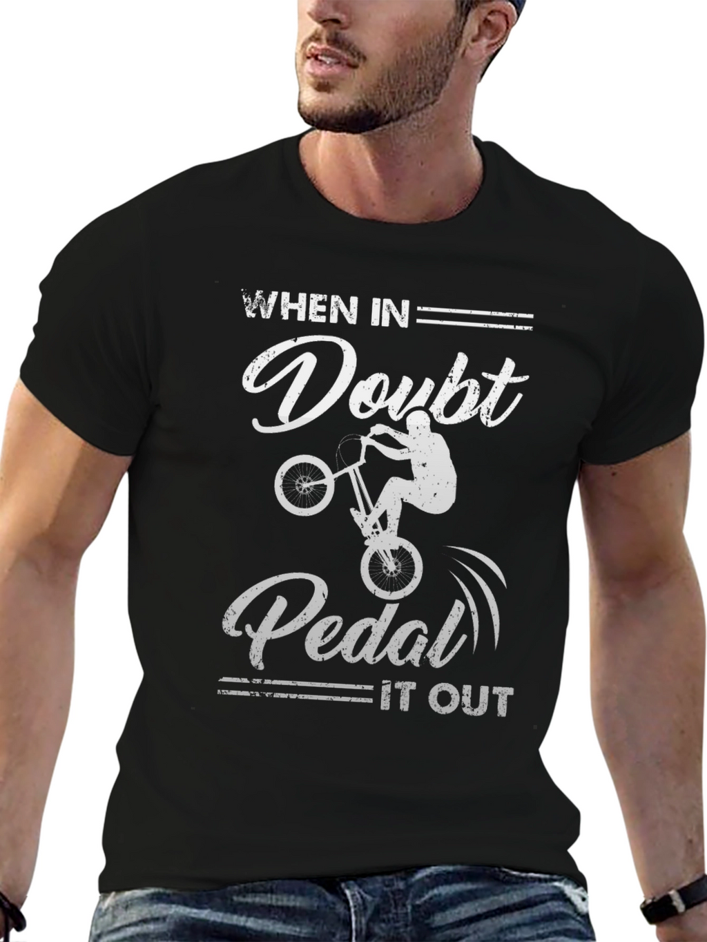 When in Doubt Pedal It Out T-Shirt