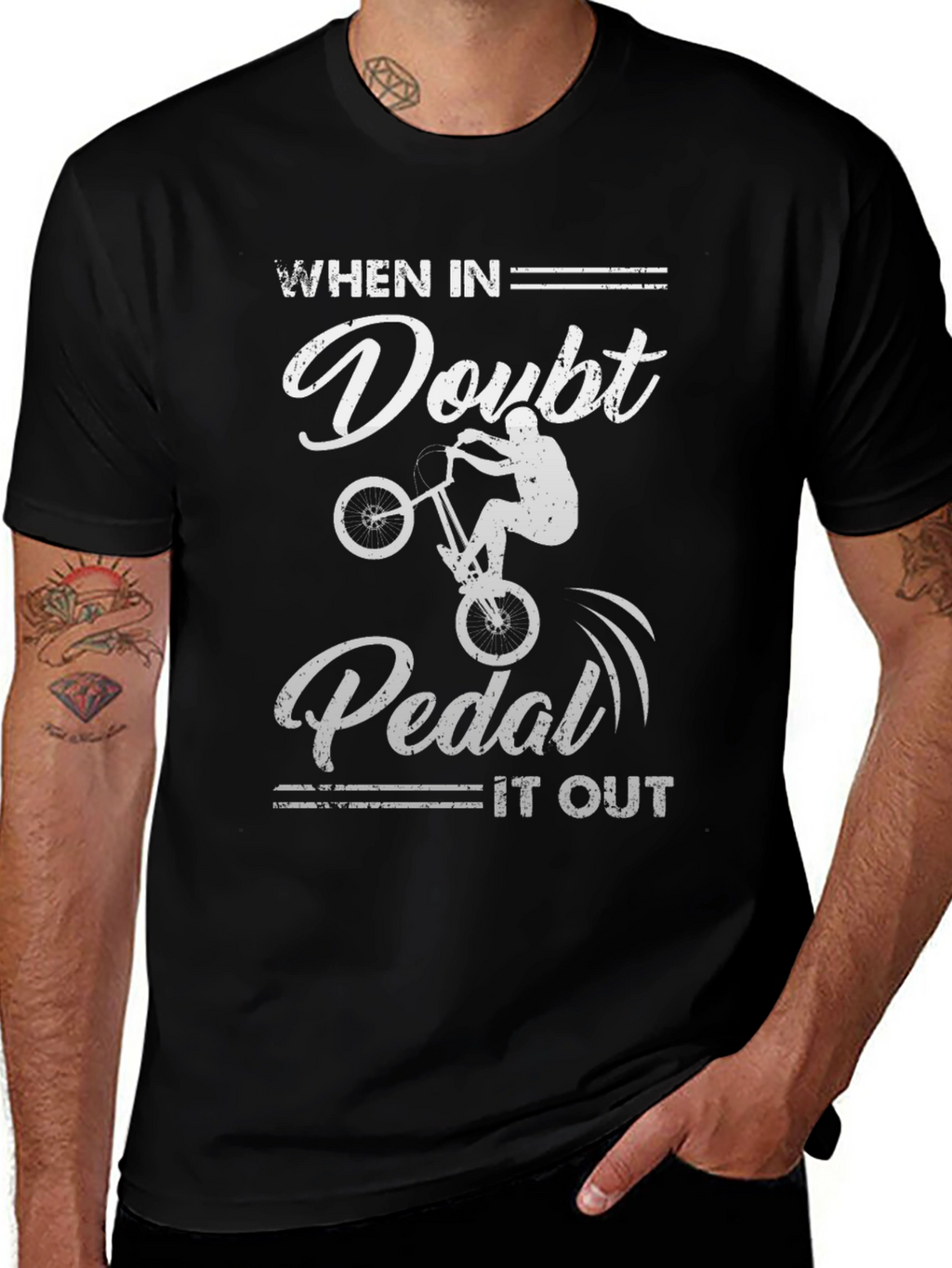 When in Doubt Pedal It Out T-Shirt