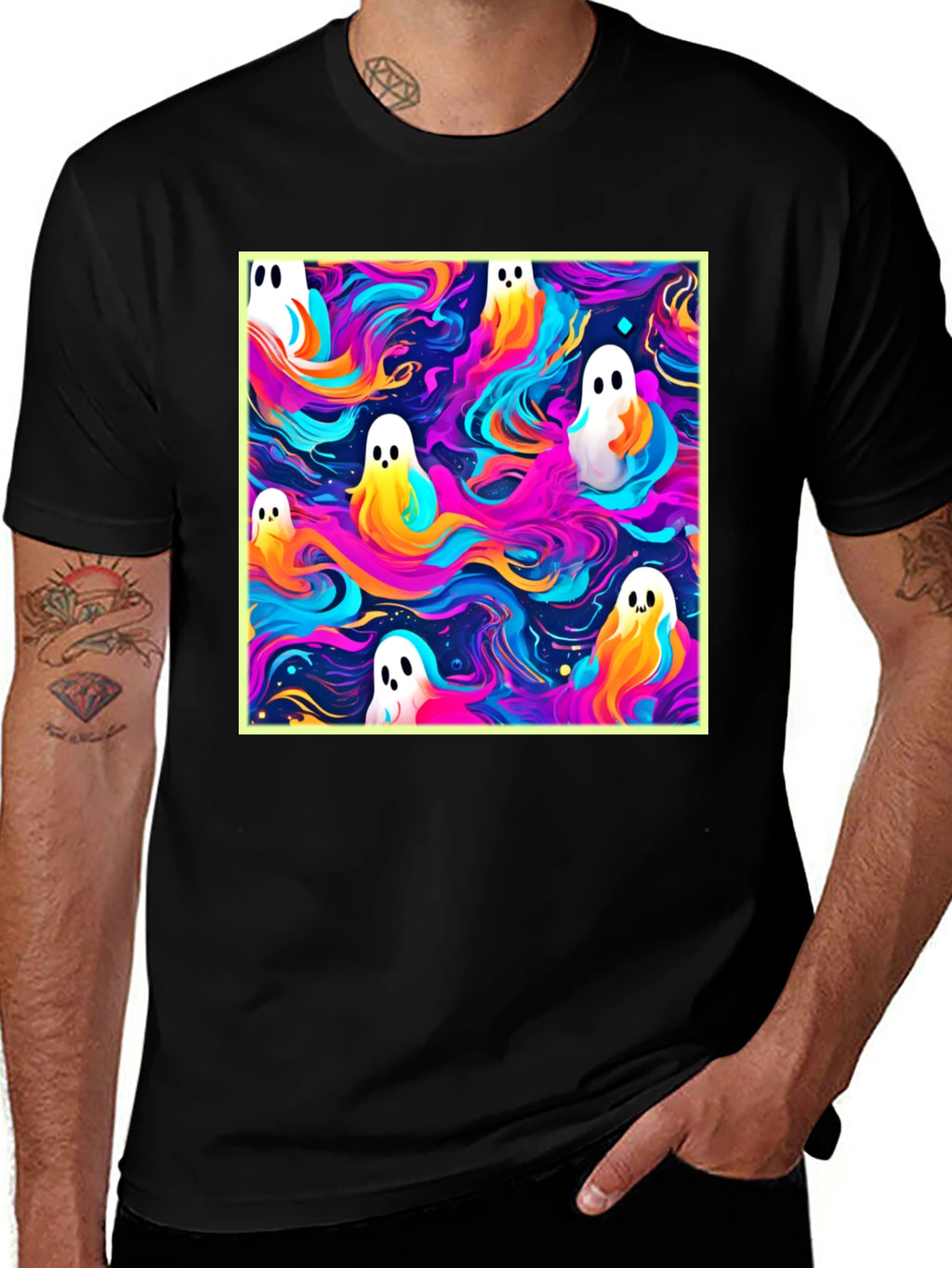 Ghostly Swirl T-Shirt