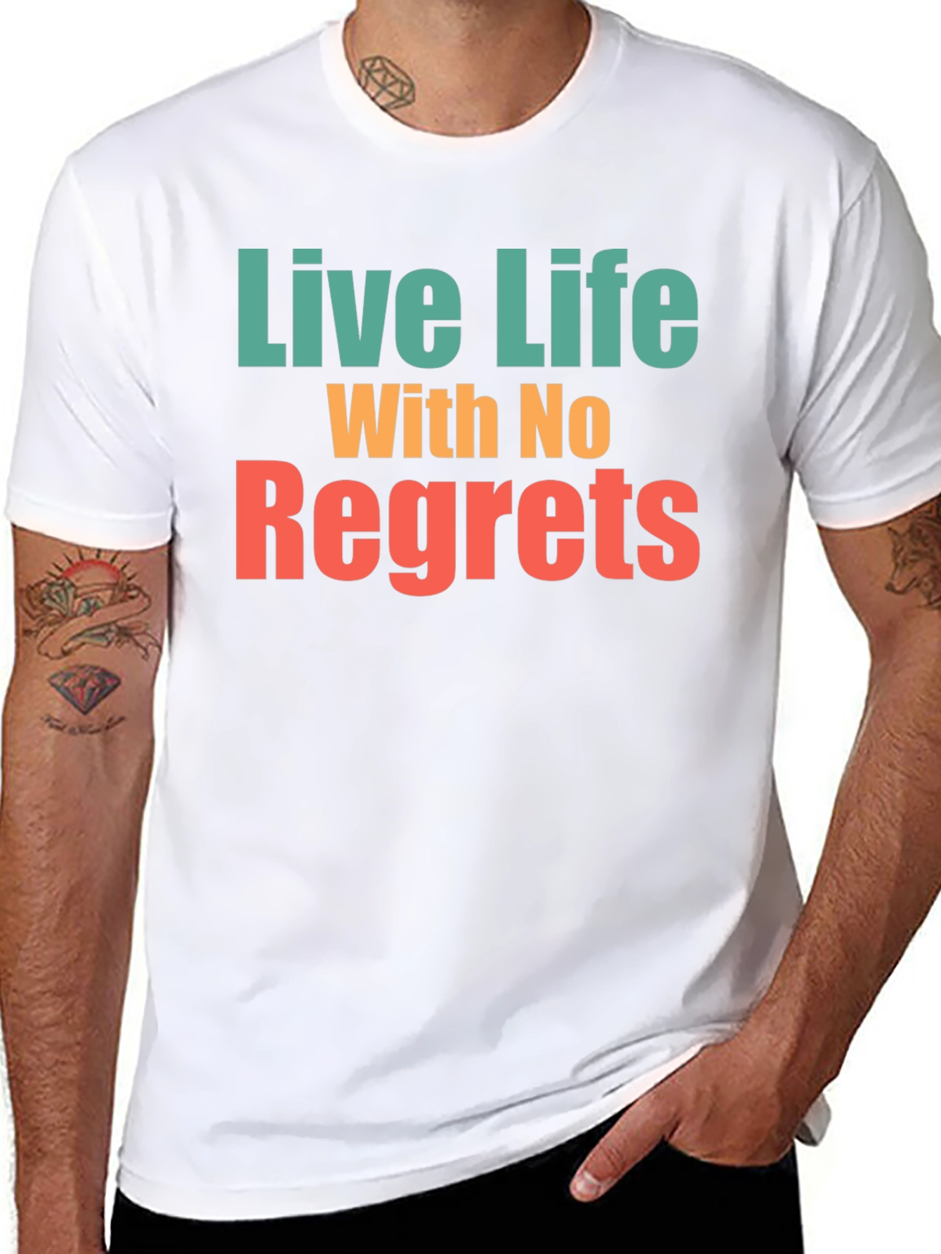 Live Life With No Regrets Graphic Tee