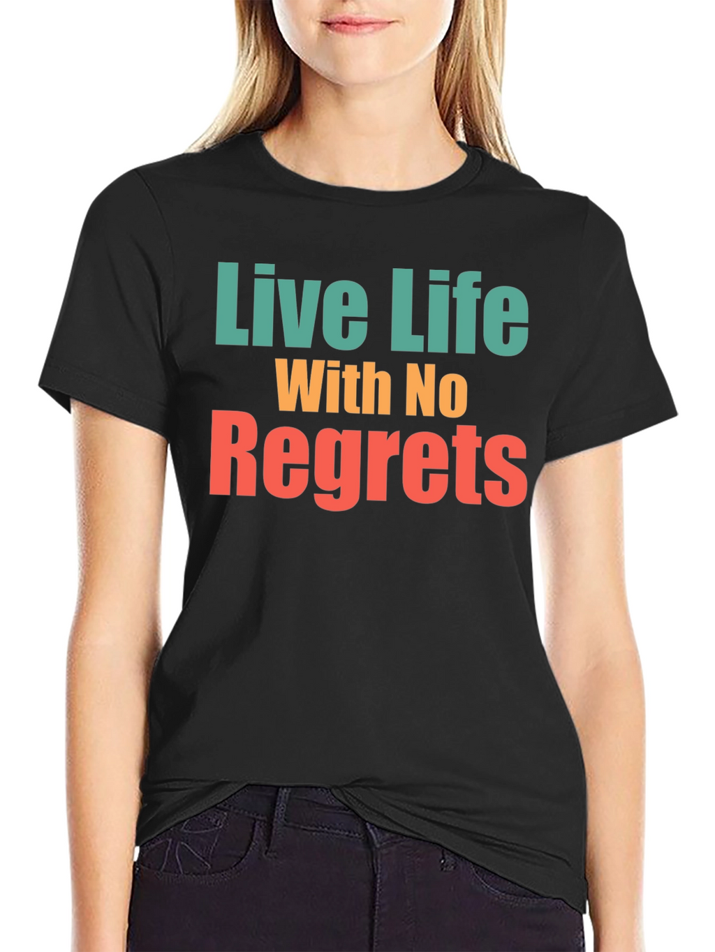Live Life With No Regrets Graphic Tee