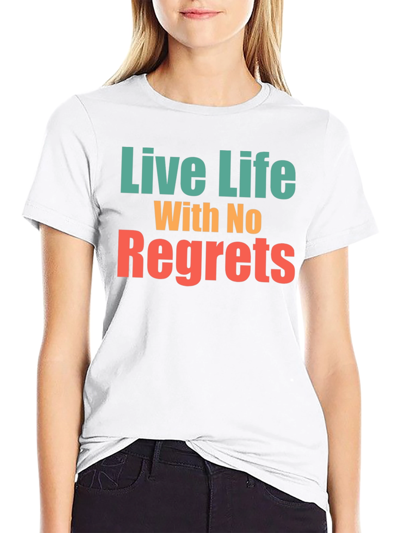 Live Life With No Regrets Graphic Tee