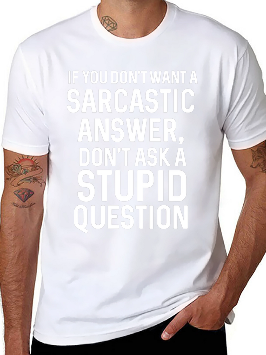 Sarcastic Answer T-Shirt - Funny Statement Tee