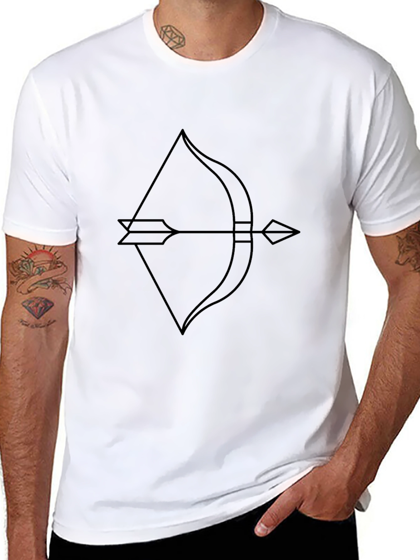 Bow and Arrow Graphic Tee - Archer Style