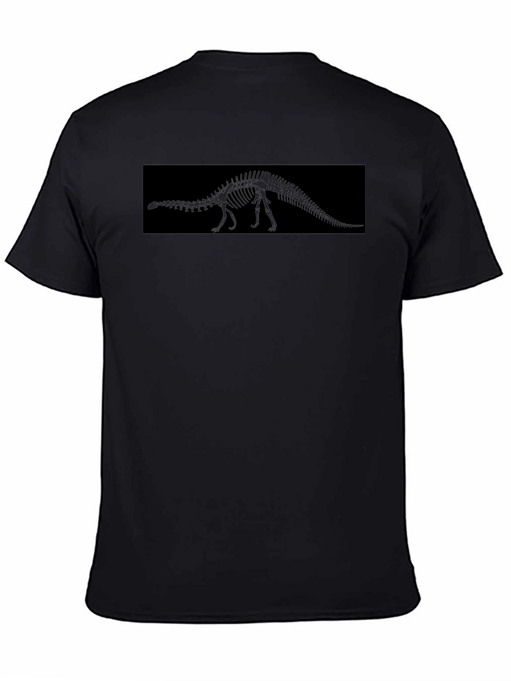 Dino Skeleton Black T-Shirt