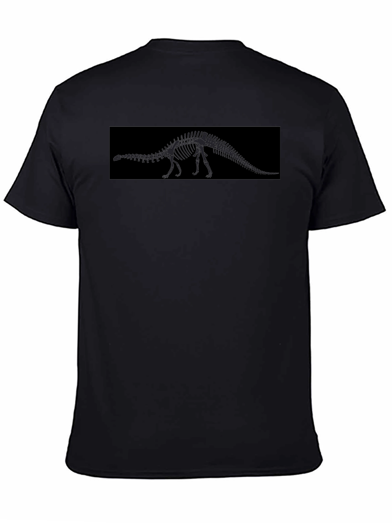 Dino Skeleton Black T-Shirt