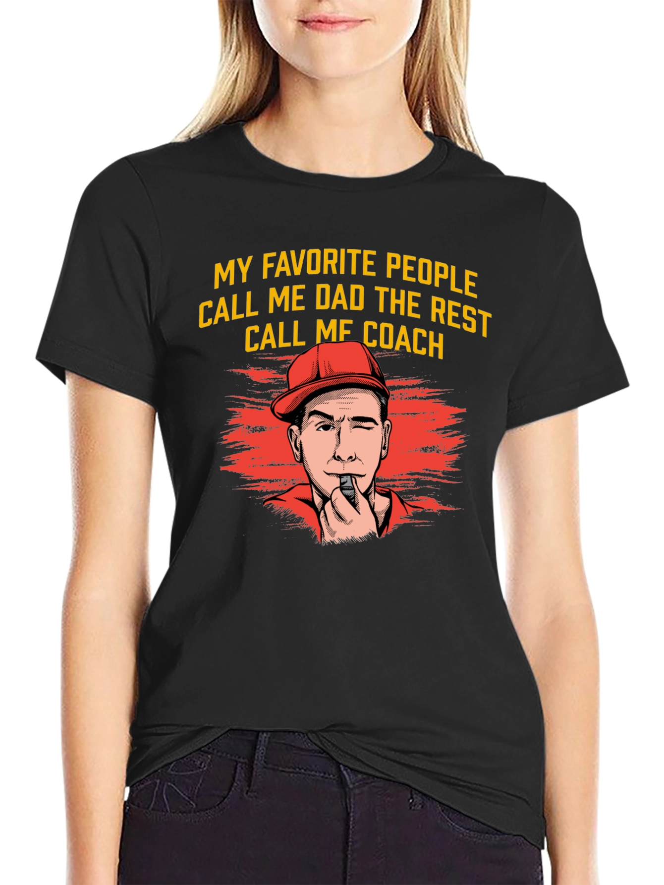 Dad Coach T-Shirt - My Favorite People Call Me Dad