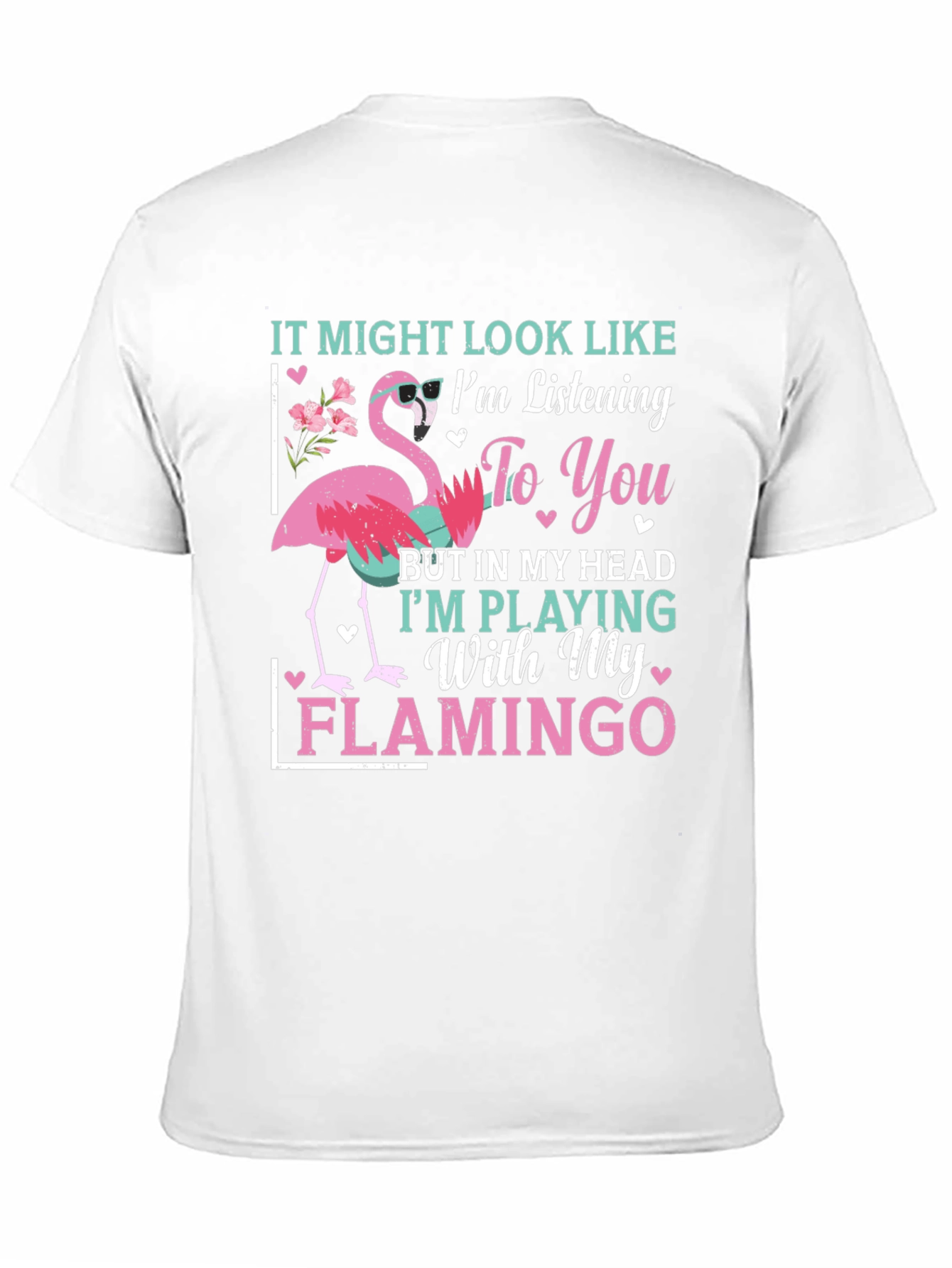 Funny Flamingo T-Shirt - Im Playing With My Flamingo