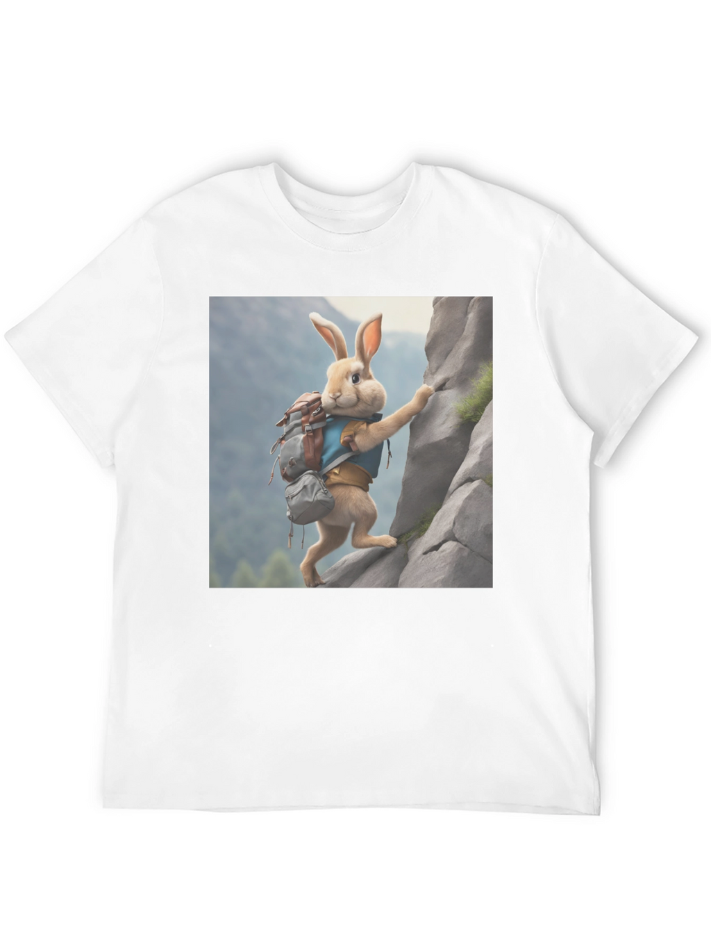 Rabbit Climber Black T-Shirt